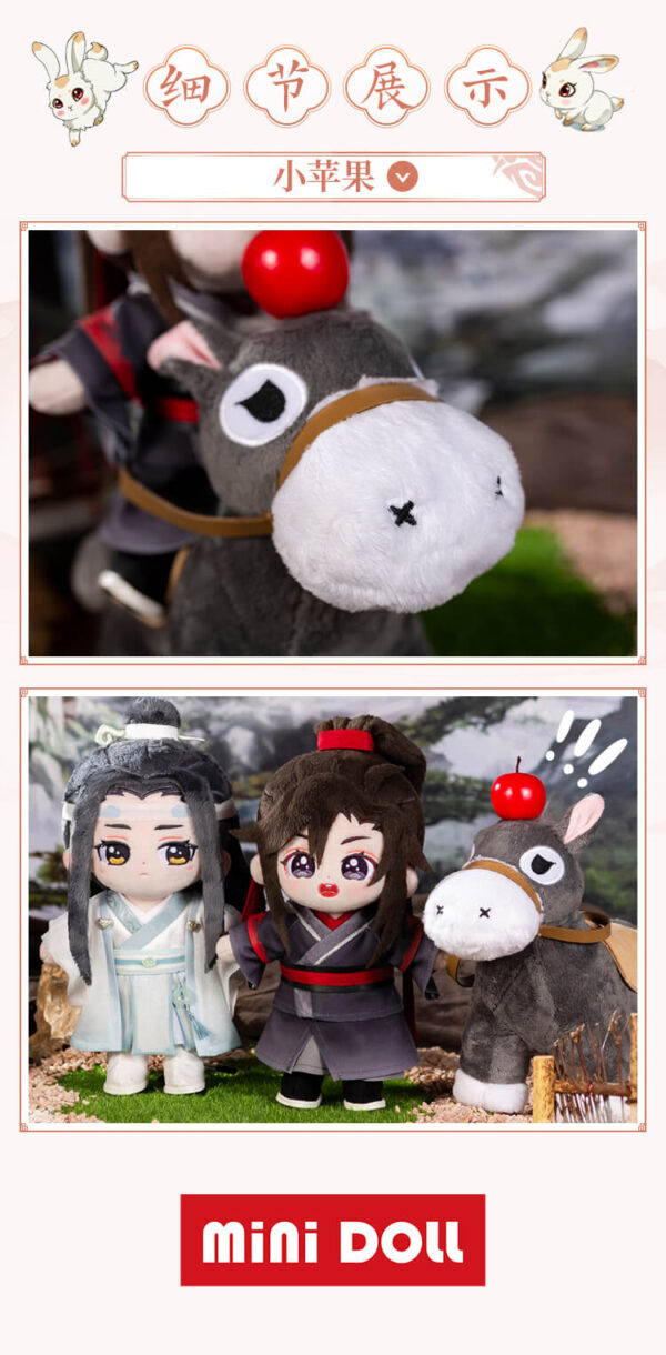 Mo Dao Zu Shi Mini Doll Large Plush Little Apple Donkey