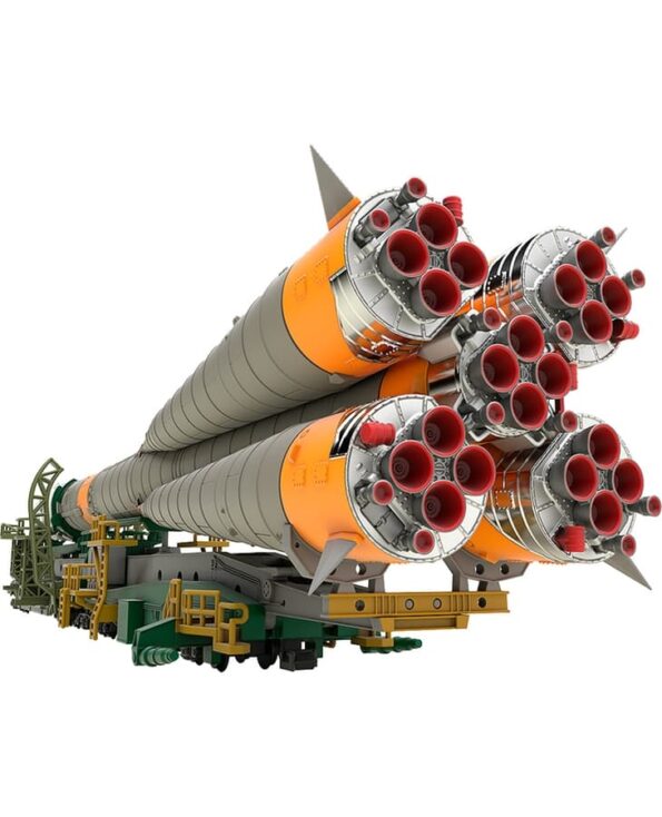 Moderoid Soyuz Rocket & Transport Train 1/150 Plastic Model (2nd re-run)