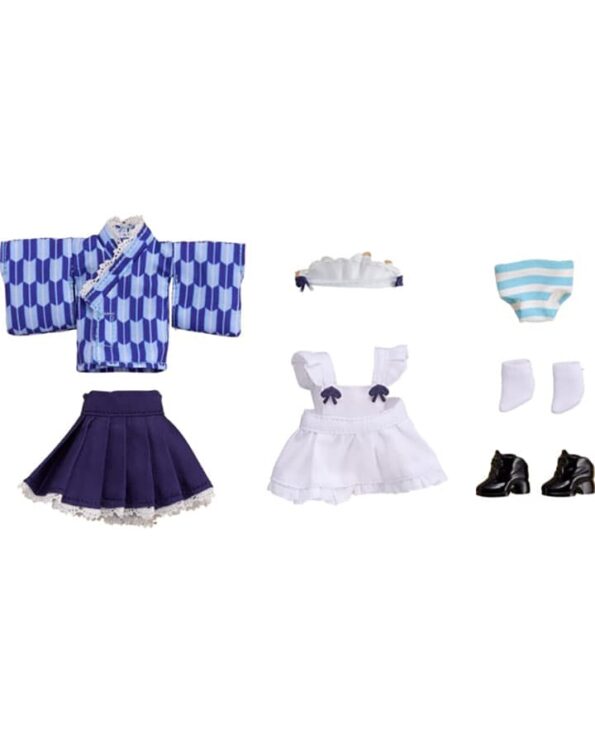 Nendoroid Doll Outfit Set (Japanese-Style Maid - Blue)