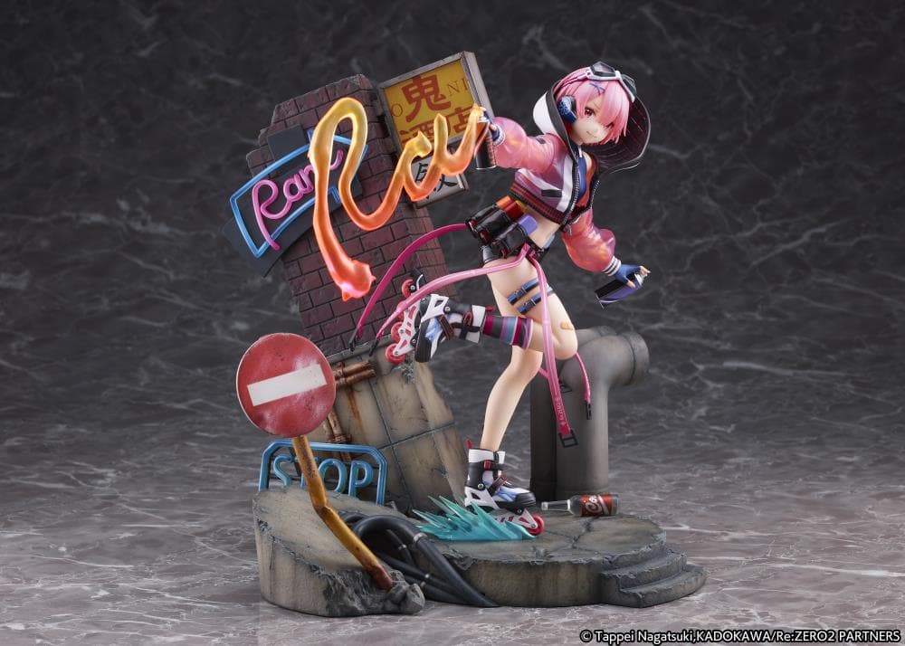 eStream Re:Zero - Ram - Shibuya Scramble Figure - 1/7 - Neon City Ver. -  CLEV Collectibles