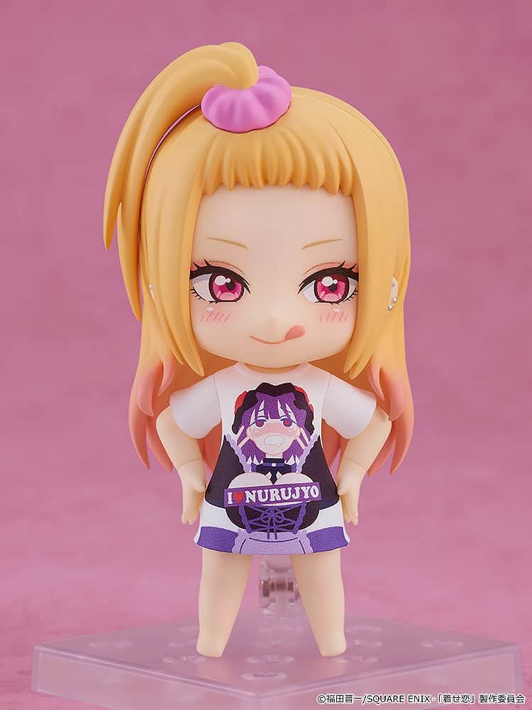 Sono Bisque Doll wa Koi o Suru - Kitagawa Marin - Nendoroid (#2556) - Slippery Girls Full Graphic T-Shirt Ver. (Good Smile Company)