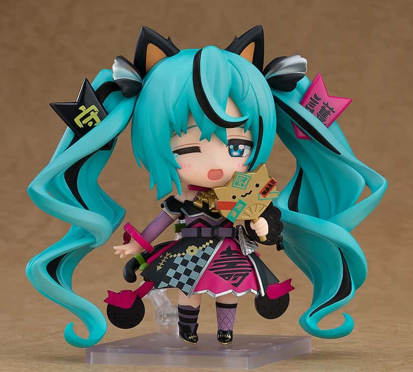 Nendoroid 2759 – Character Vocal Series 01- Hatsune Miku – Hatsune Miku Black Maneki Miku Ver- (1)