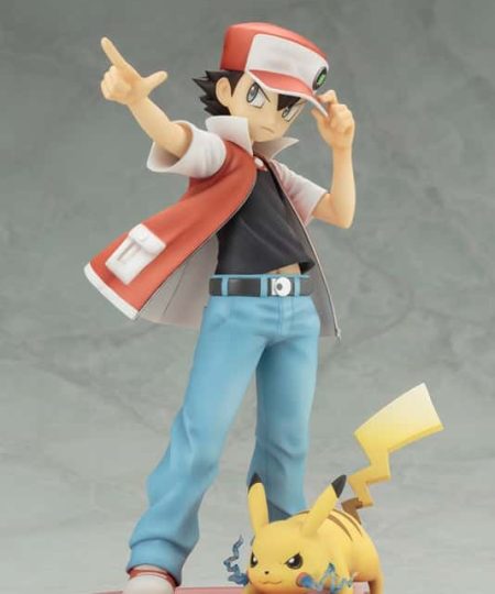 Pokemon Figure Series - Red with Pikachu 1/8 - ARTFX J (Kotobukiya)